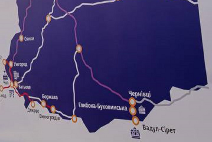 Планується будівництво євроколії з Чернівців до кордону Румунії