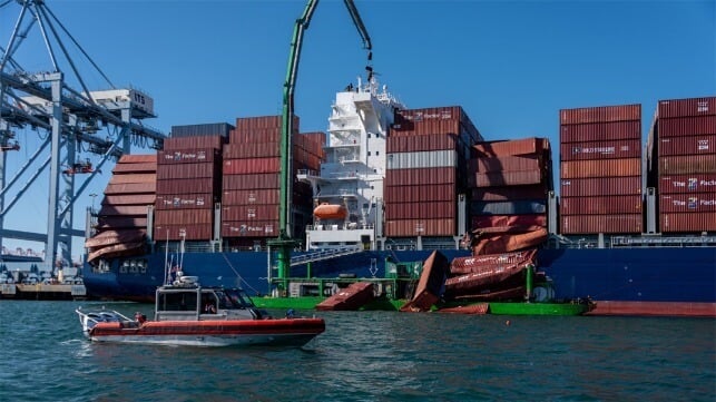 PORT OF LONG BEACH RESUMES OPERATION AFTER CONTAINER ACCIDENT