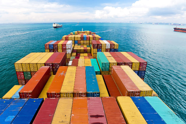 Fitch Ratings has downgraded the rating outlook for the shipping industry due to problems in the container shipping market
