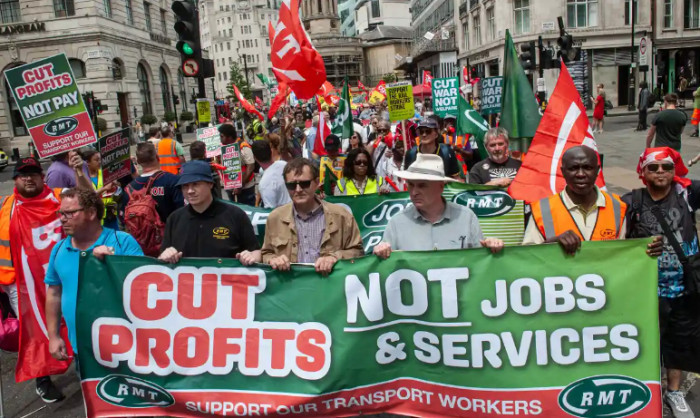 The largest railway strike in 30 years has begun in Britain